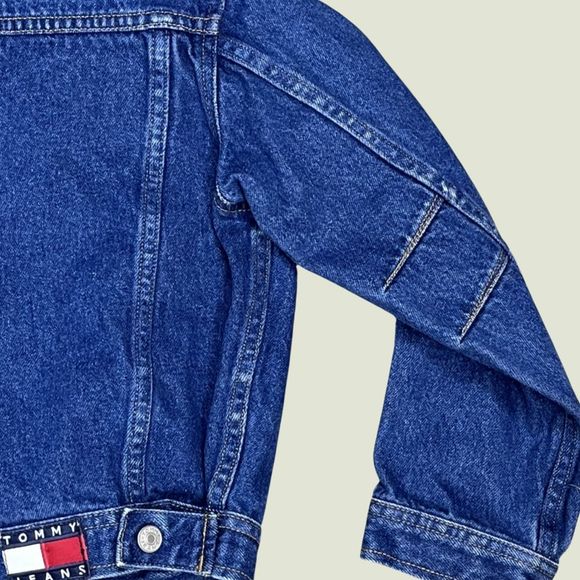 Vintage Tommy Hilfiger Girl's Jean Jacket Size 7 - Picture 13 of 13